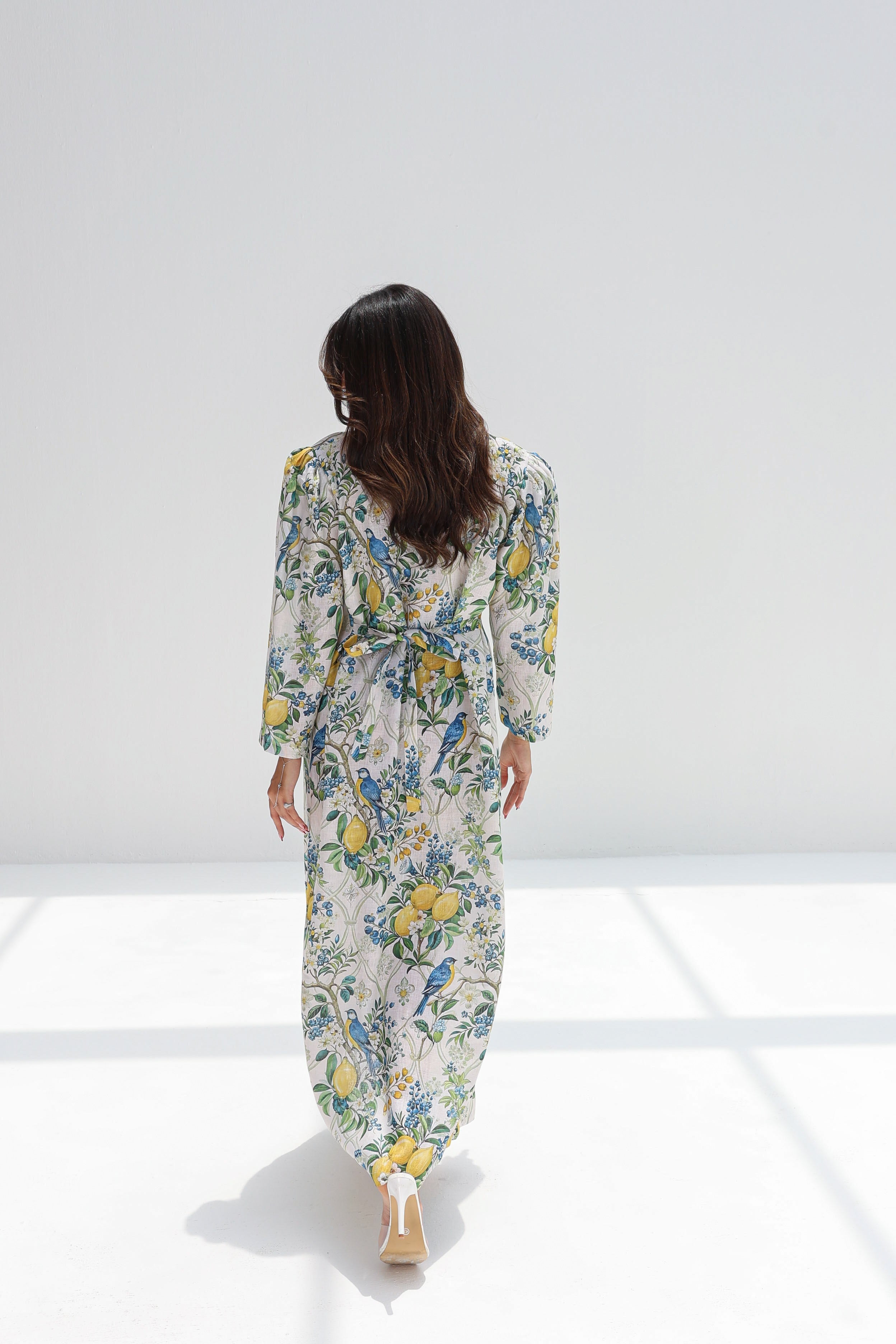 Citrine - L159 - Lemon Bird Embroid