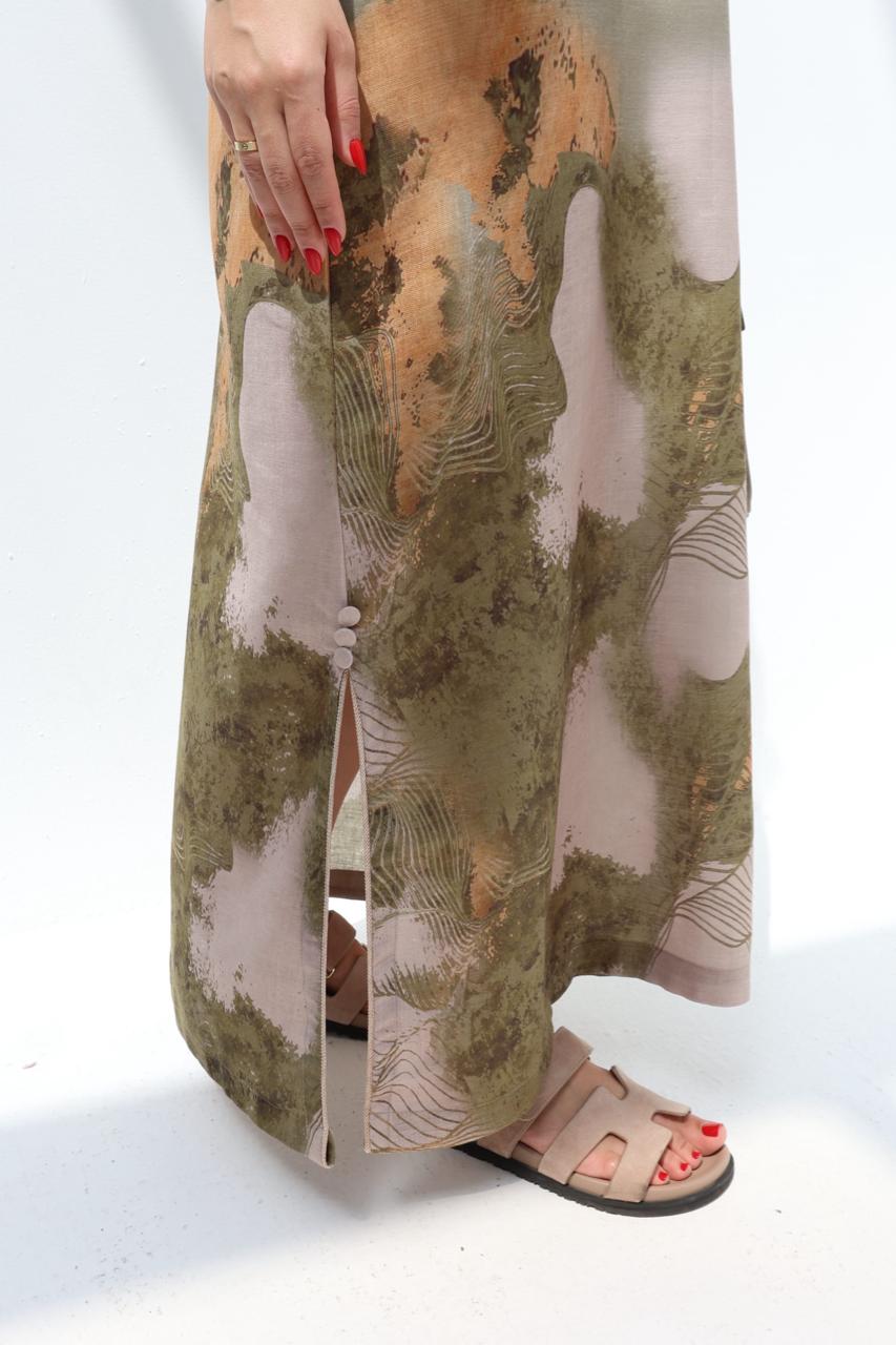 Ghusun - L38 - Moss Green Floral