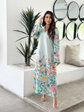 Lana — L59 · Blau schulterfrei
