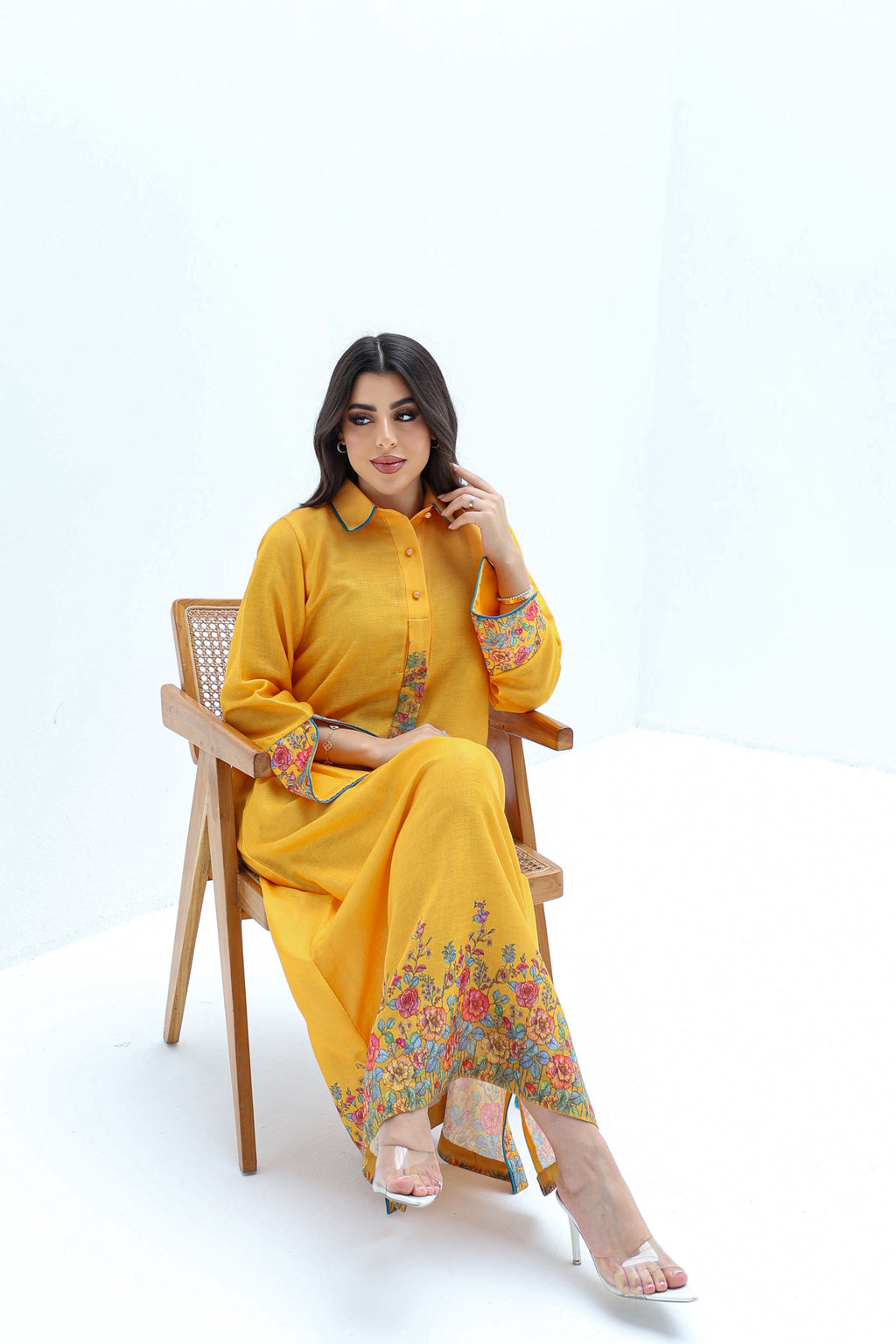 Shams - L84 - Mustard Rose