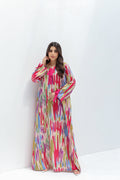Salma - L95 - Beige with Tricolor