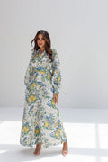 Limon — Lemon Bird Print Linen Dress