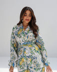 Lemon Orchard Linen Blend Co-ord Set