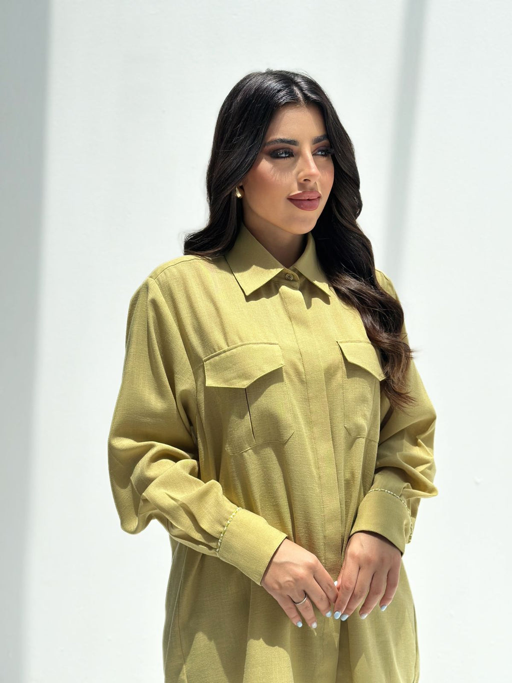 Zaytoun — Olive Print Co-ord Set