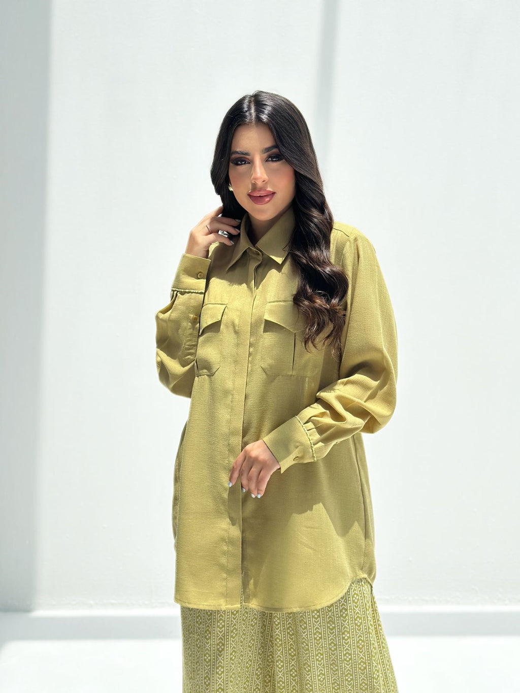 Zaytoun — Olive Print Co-ord Set