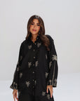 Midnight Palms Linen Blend Co-ord Set