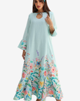 Pastel Meadow Linen Blend Dress