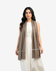 Pearl Harmony Hand Embellished Shawl