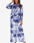 Sapphire Palms Linen Blend Co-ord Set