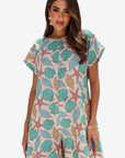 Seashell Escape Linen Blend Jumpsuit