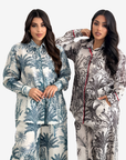 Tropical Toile Linen Blend Co-ord Set