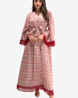 Vintage Garden Fringe Jalabiya