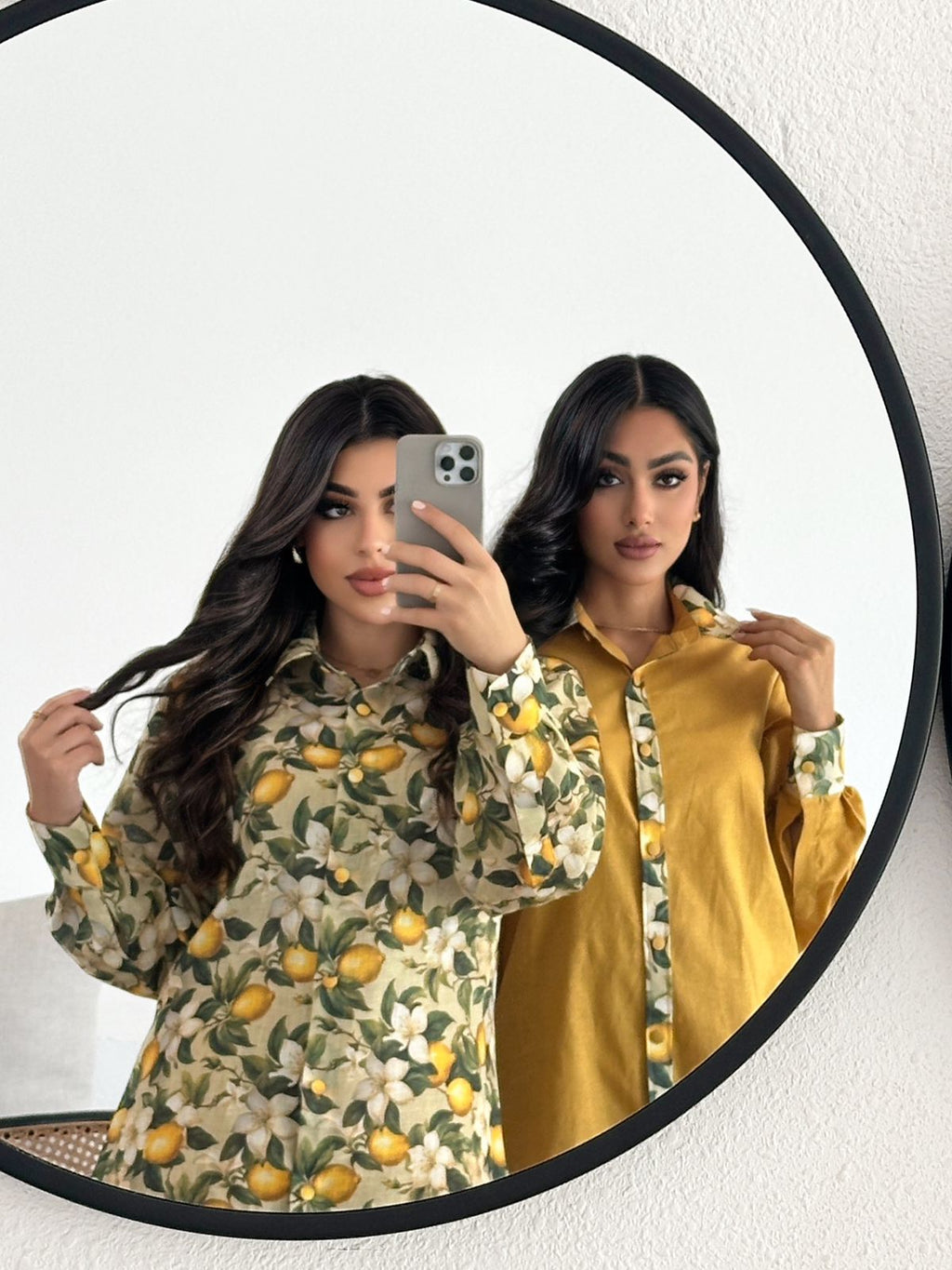 Lemon Print Linen Co-ord Set