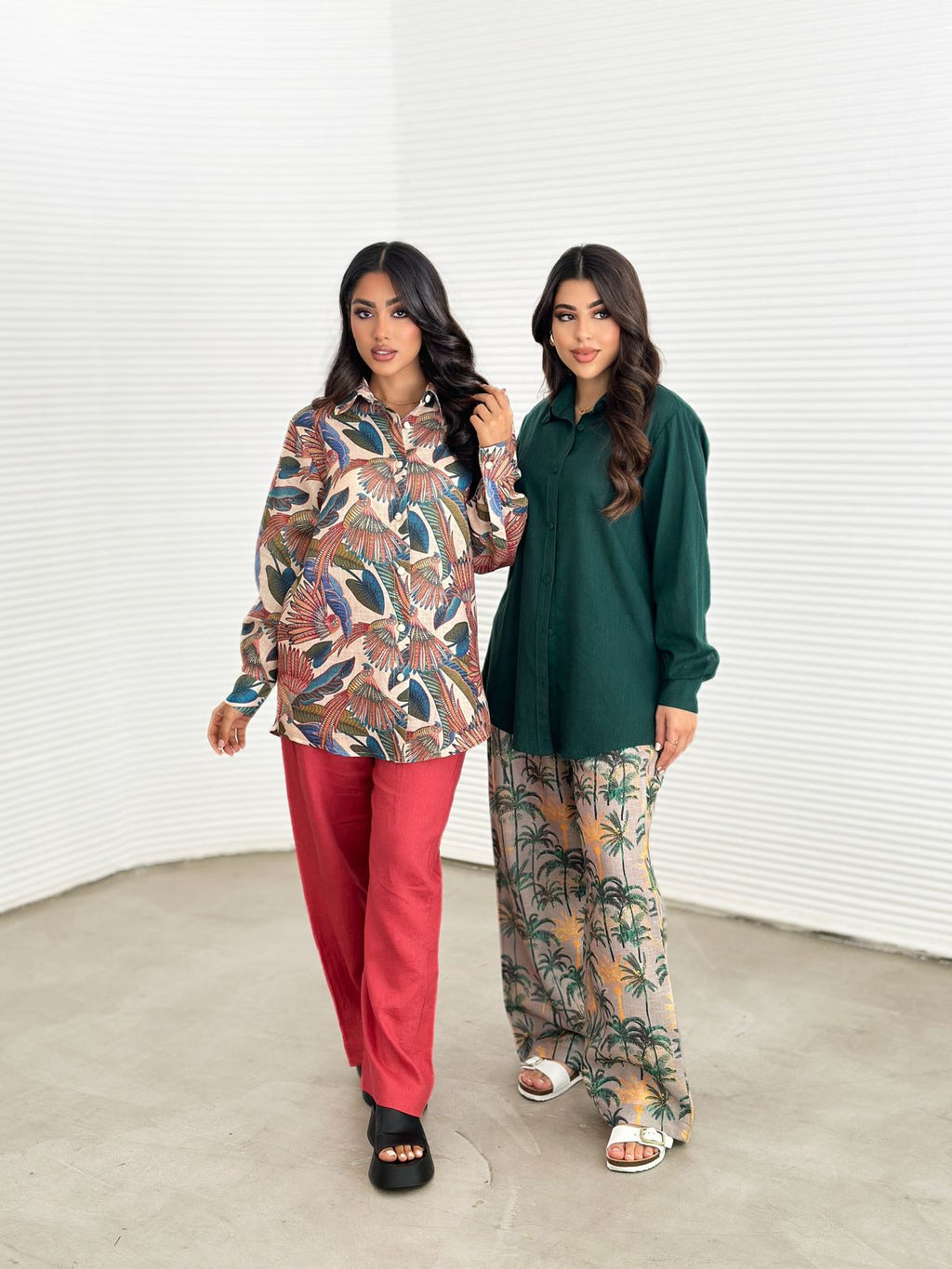 Tayr — Bird of Paradise Mix & Match Linen Co-ord Set