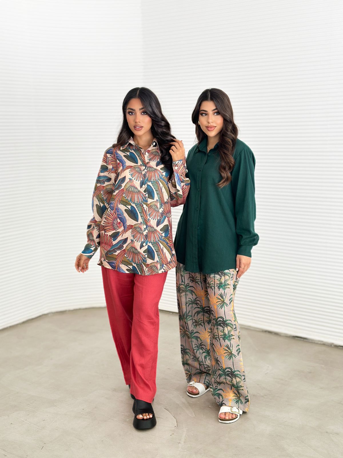 Tayr — Bird of Paradise Mix & Match Linen Co-ord Set