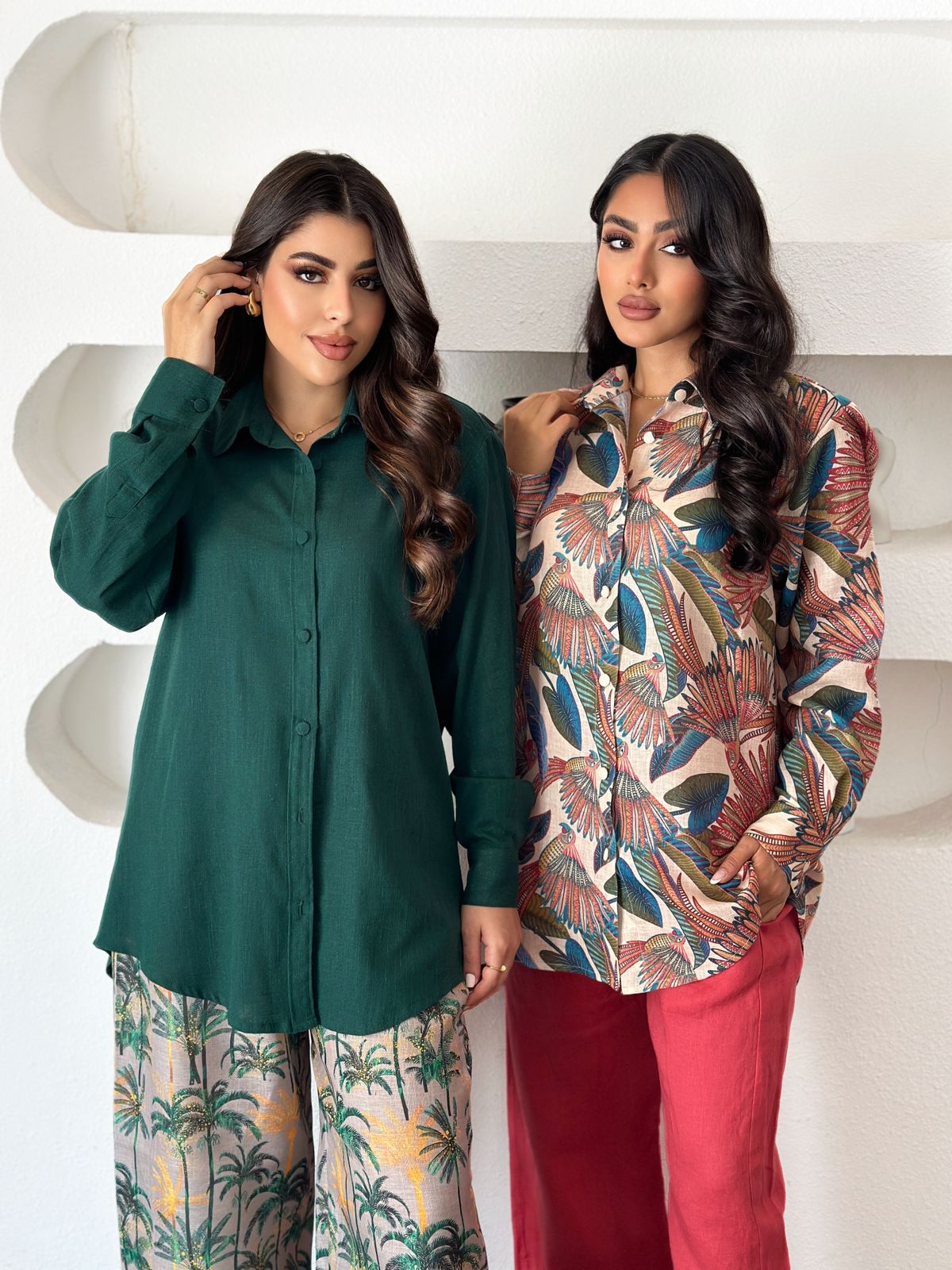 Tayr — Bird of Paradise Mix & Match Linen Co-ord Set