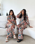 Tropical Aviary Linen Blend Set