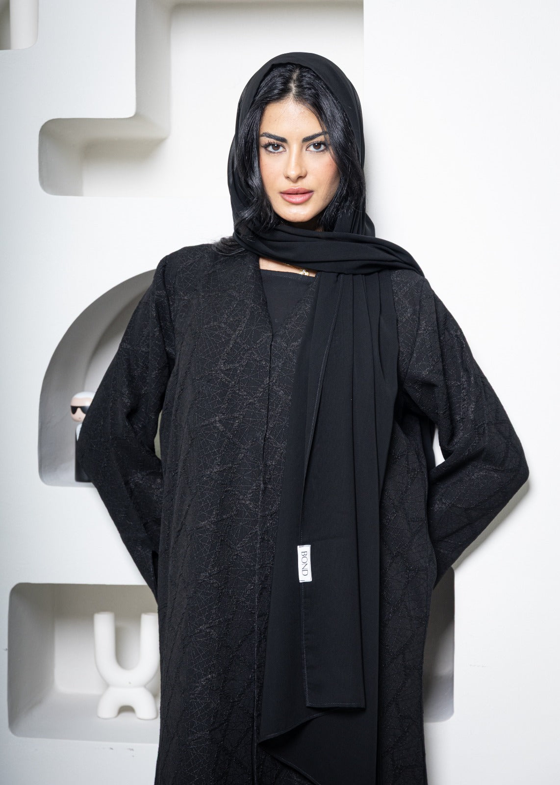 Abaya 108 ( Black 15 )