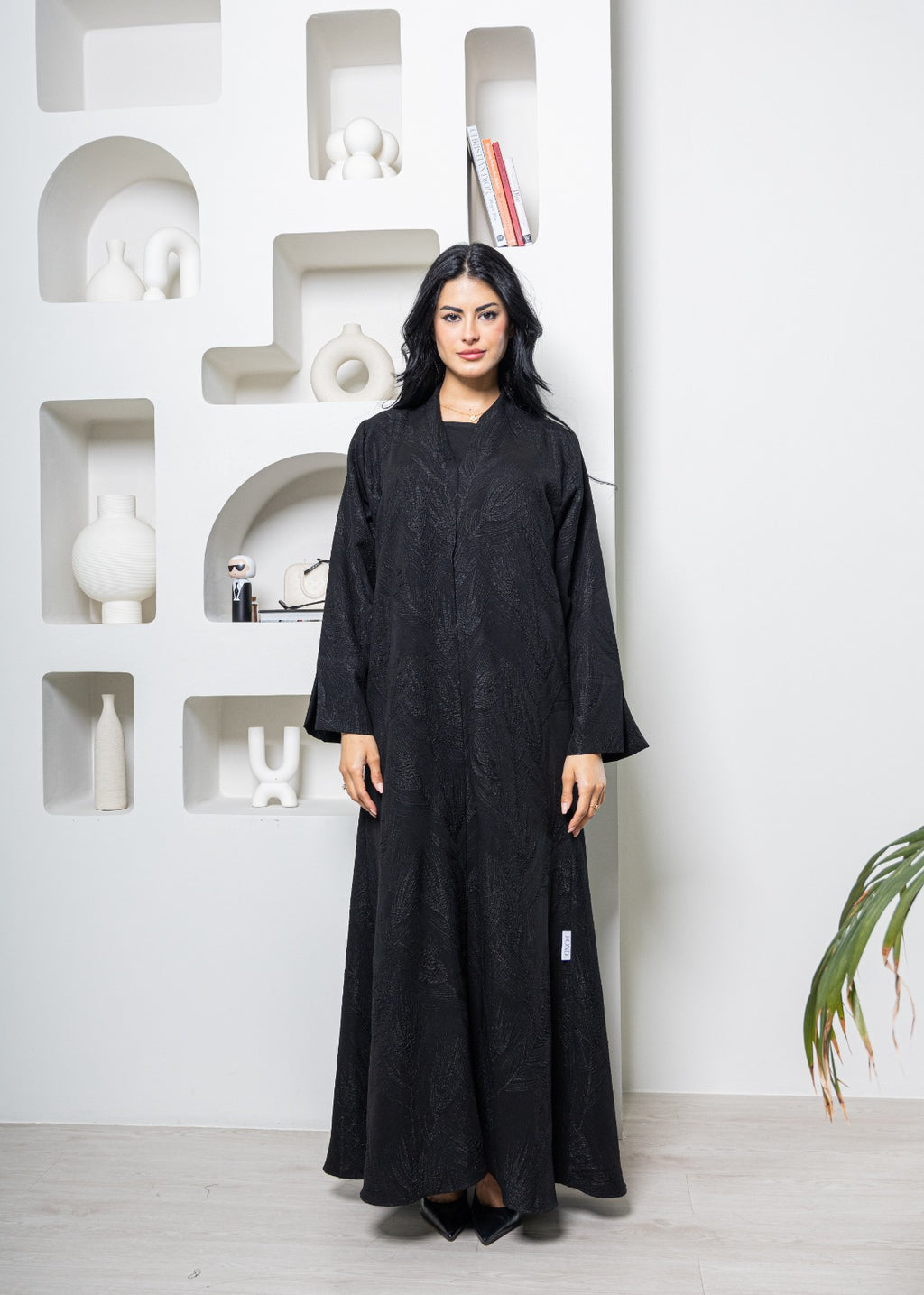 Abaya 108 ( Black 3 )