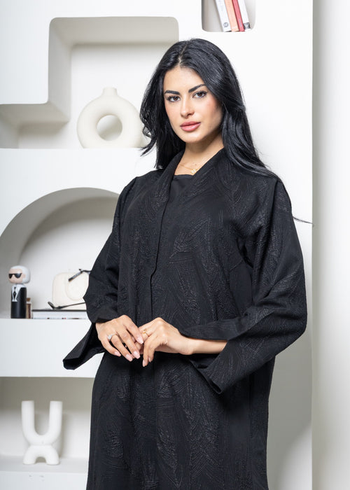 Abaya 108 ( Black 3 )
