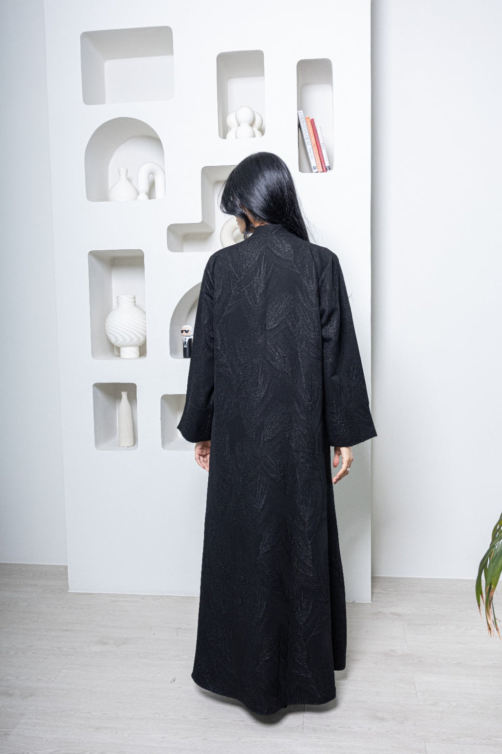 Abaya 108 ( Black 3 )