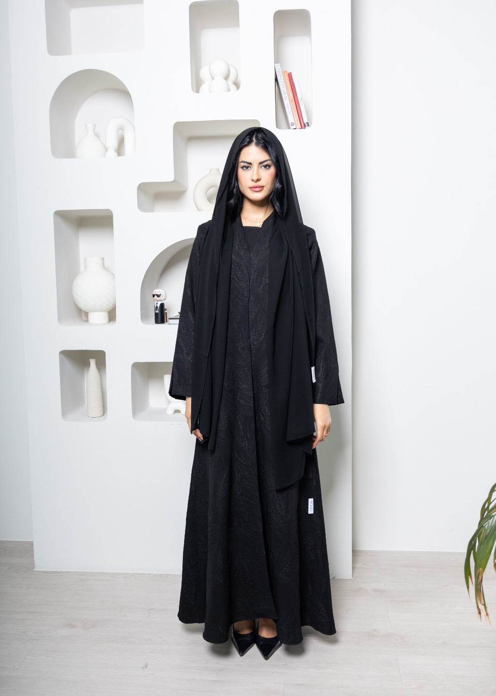 Abaya 108 ( Black 3 )