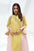 Contrast Panel Print Cotton Jalabiya contrast side panel detail